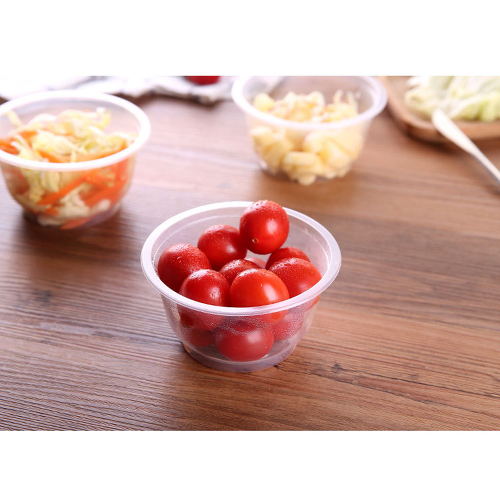 50Pcs Disposable Plastic Bowls - огляд і ціна Food Snacks Party