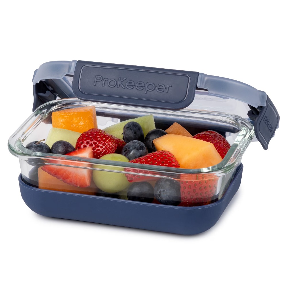 2 Pack 1.6 Cup Glass Food Stor - огляд і ціна Food Packed Snacks