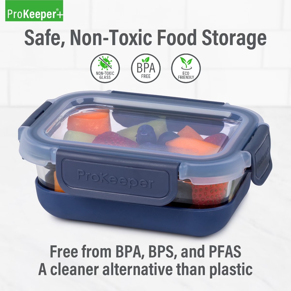 2 Pack 1.6 Cup Glass Food Stor - огляд і ціна Food Packed Snacks