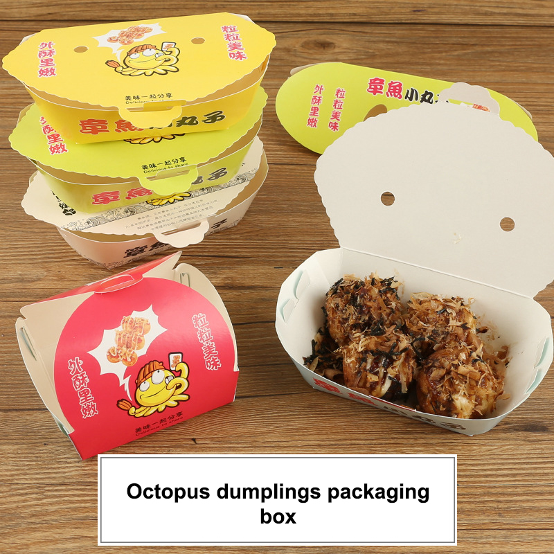100Pcs Disposable Cartoon Octo - огляд і ціна Food Packed Snacks