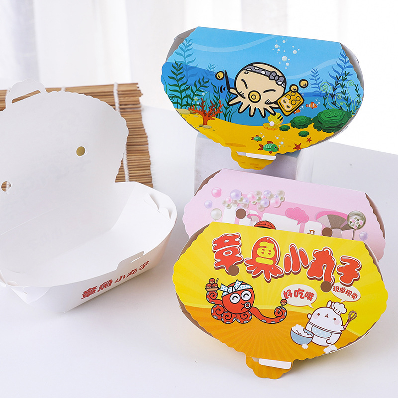 100Pcs Disposable Cartoon Octo - огляд і ціна Food Packed Snacks
