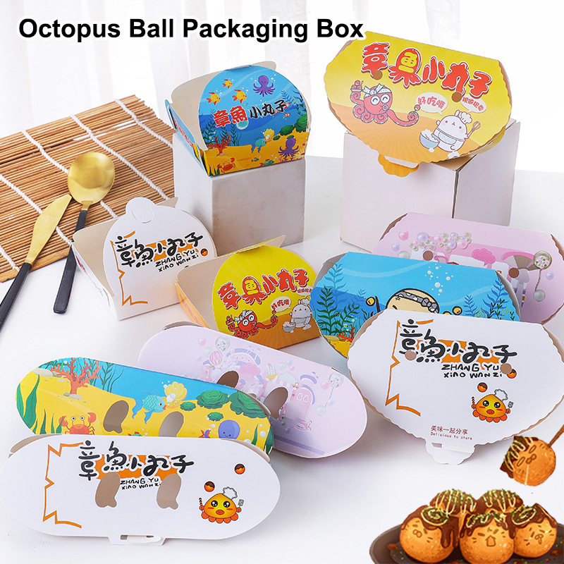 100Pcs Disposable Cartoon Octo - огляд і ціна Food Packed Snacks
