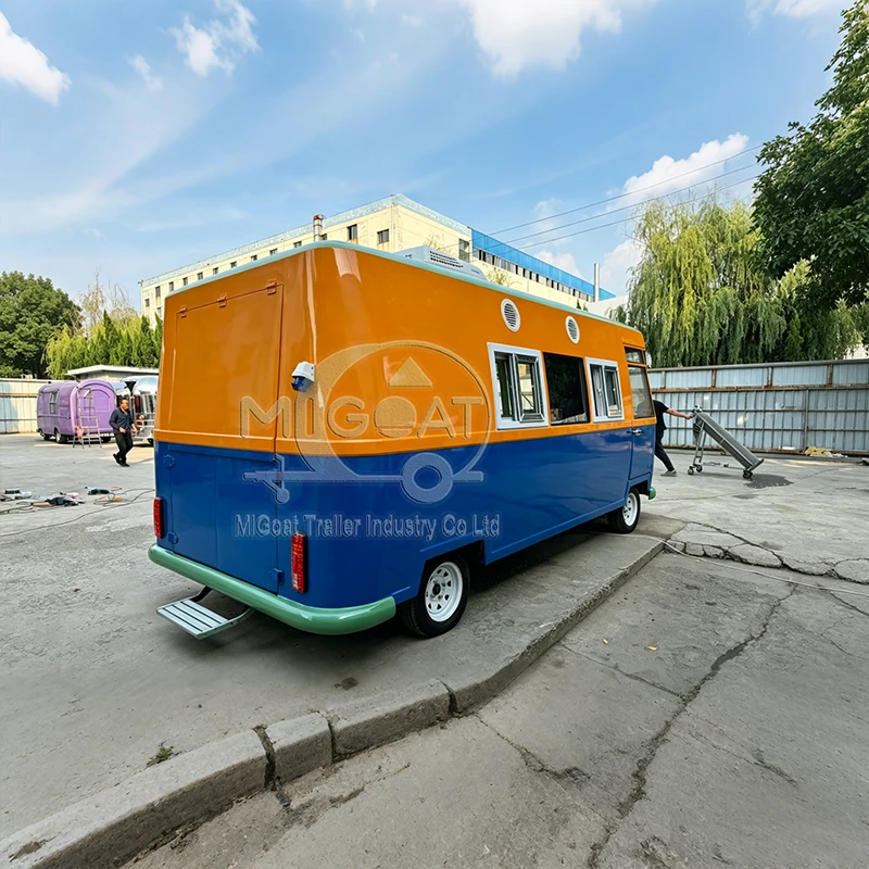 Commercial Mobile Food Van wit - огляд і ціна Food Snacks Business