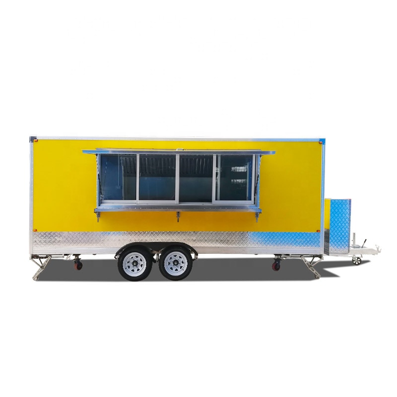 Square Type Food Trailer Custo - огляд і ціна Food Snacks Business