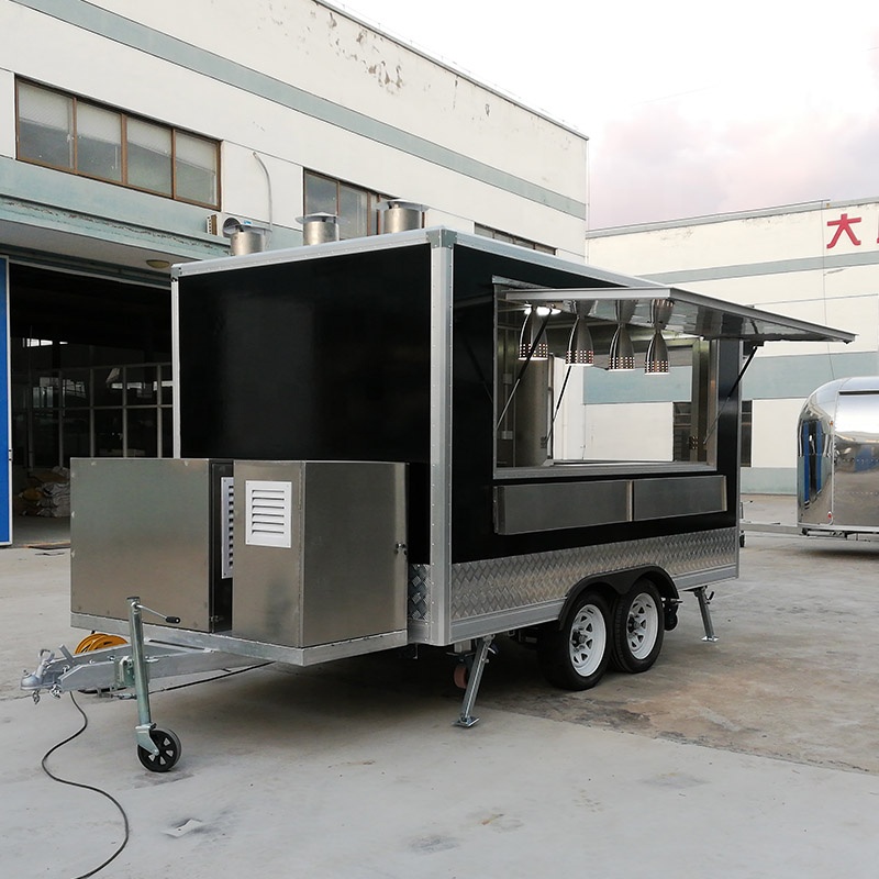 Square Type Food Trailer Custo - огляд і ціна Food Snacks Business