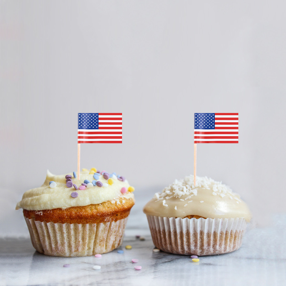 100Pcs American Flag Picks 2.5 - огляд і ціна Food Snacks Party
