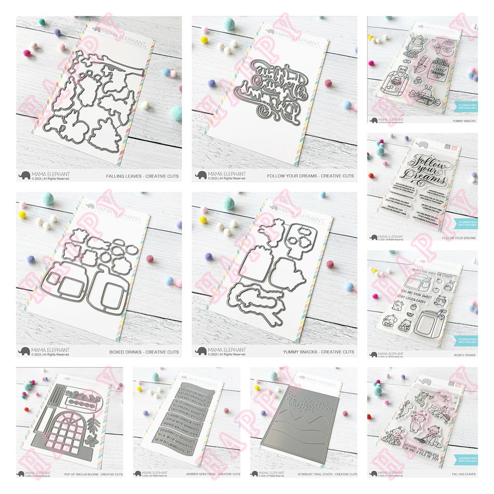 Metal Cutting Dies Stamps Anim - огляд і ціна Food Stamps Snacks