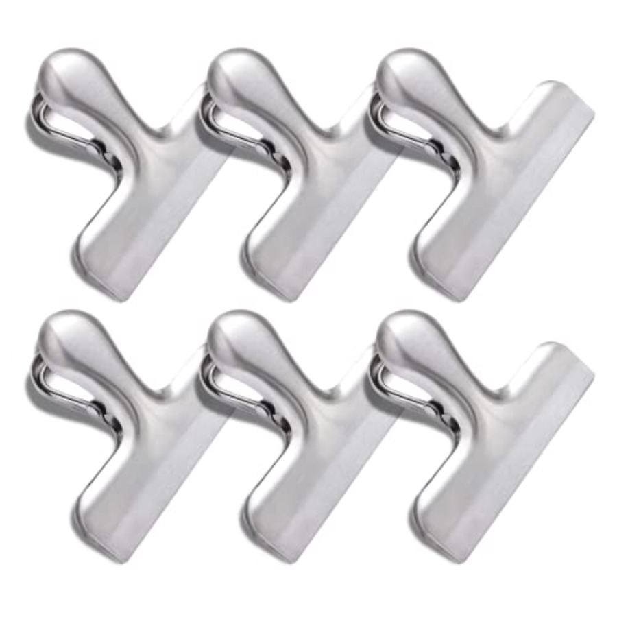 6 Pack Bag Clips, Stainless St - огляд і ціна Food Packed Snacks