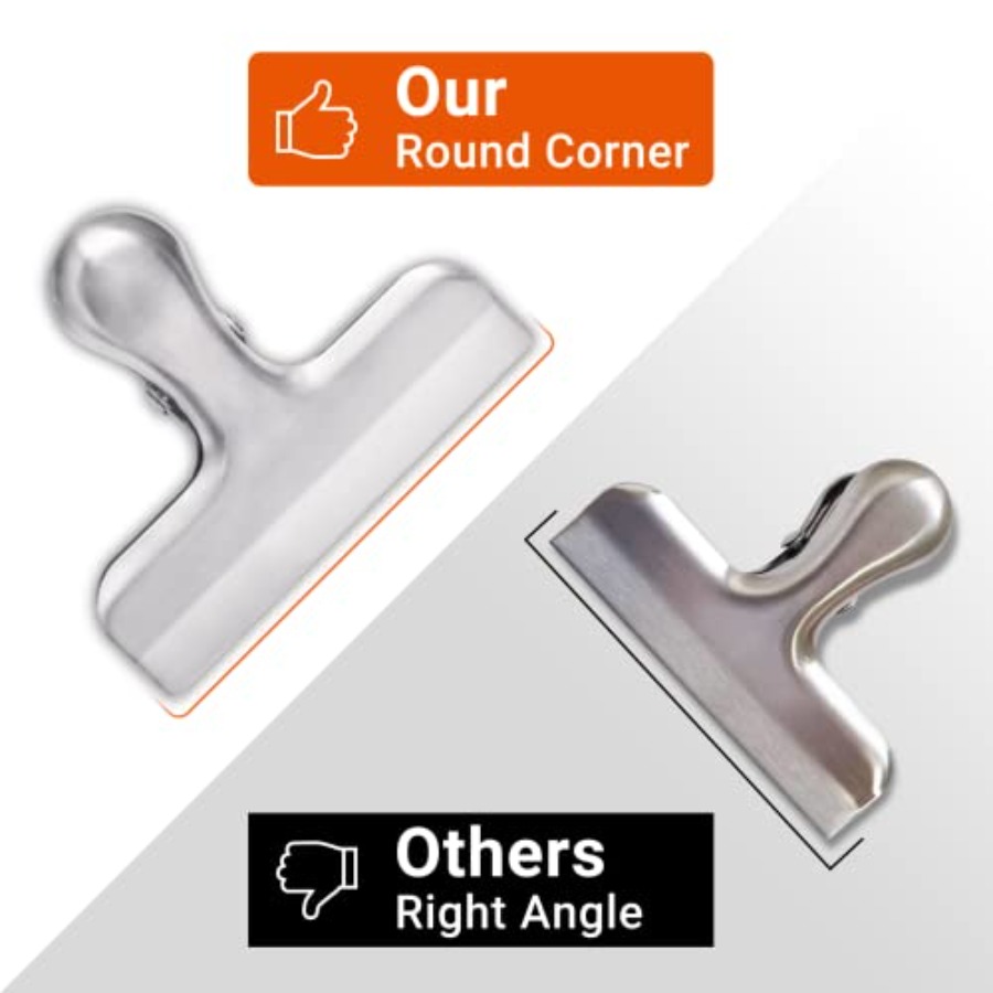 6 Pack Bag Clips, Stainless St - огляд і ціна Food Packed Snacks
