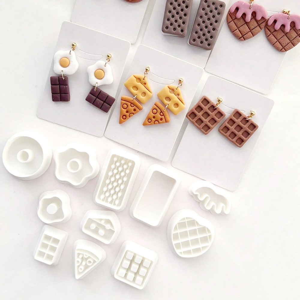 11Pcs/set Snack Themed Polymer - огляд і ціна Food Stamps Snacks