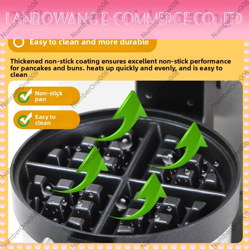 Rotating Waffle Maker Griddle  - огляд і ціна Food Snacks Business