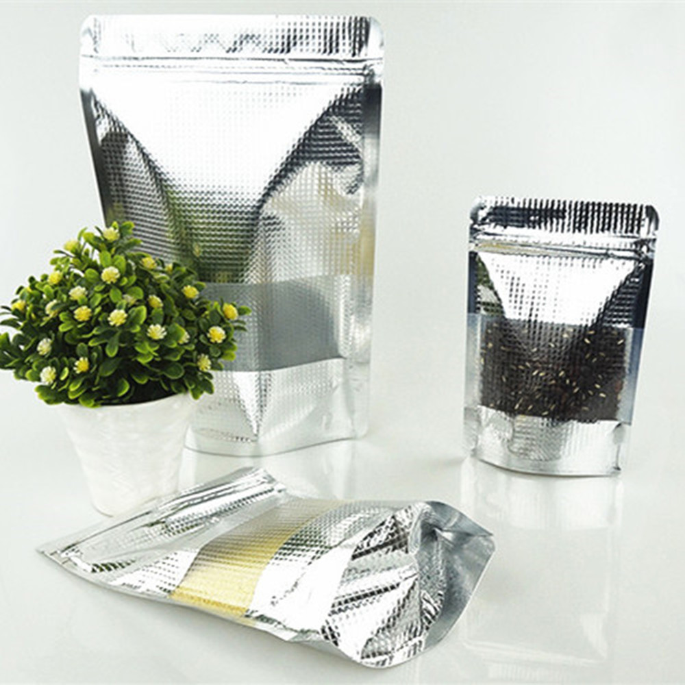 100pcs Silver Aluminum-Coated  - огляд і ціна Food Packed Snacks