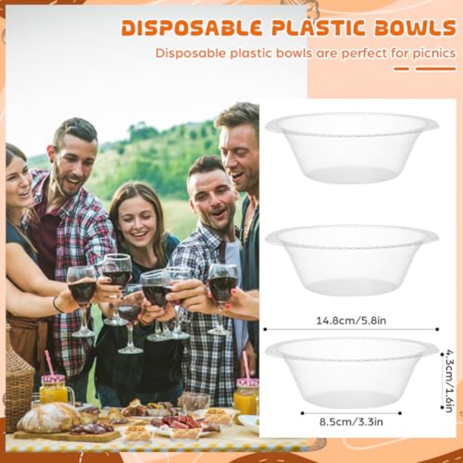 30 Pack 12 oz Disposable Plast - огляд і ціна Food Packed Snacks