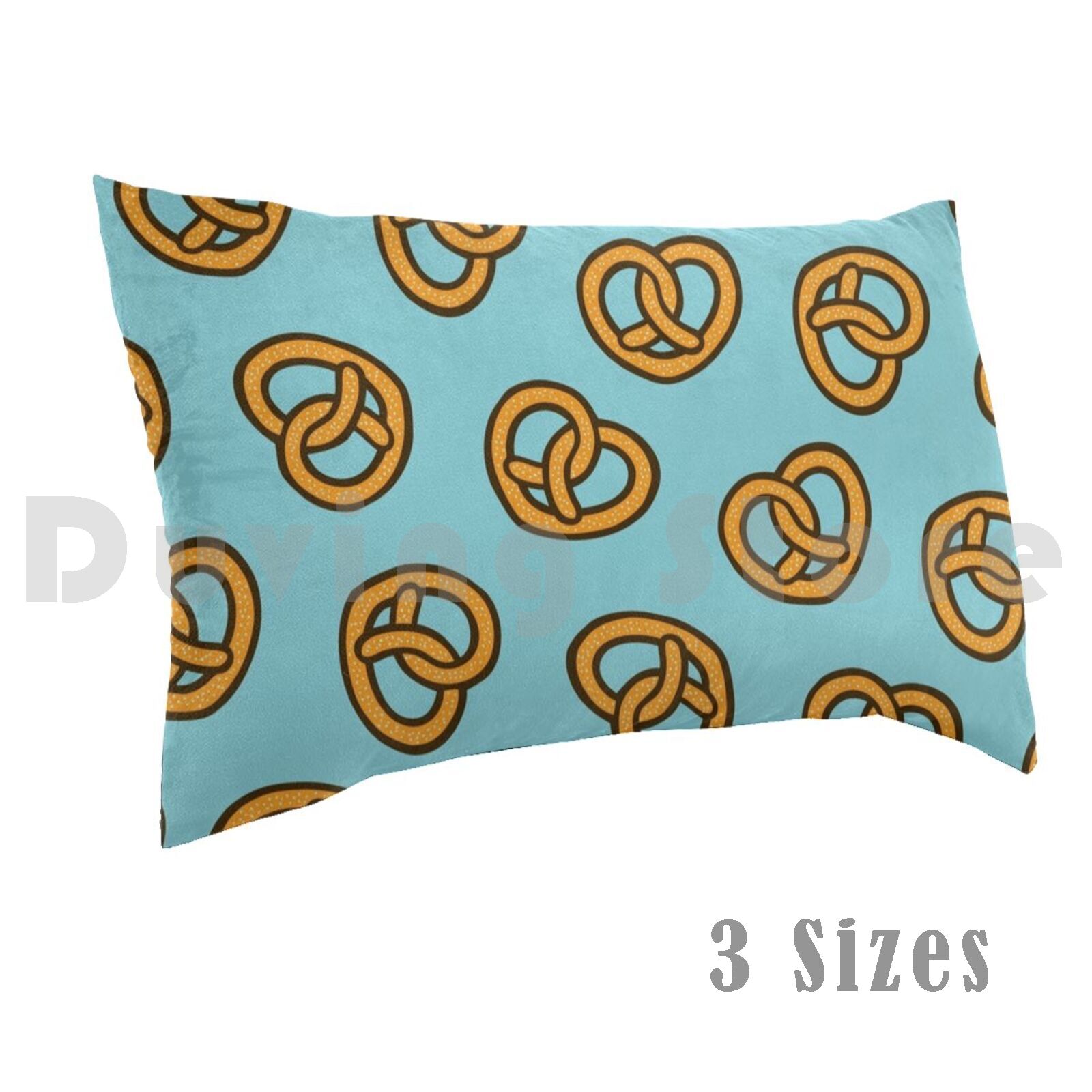 I Heart Pretzels Pattern Pillo - огляд і ціна Foody Snacks