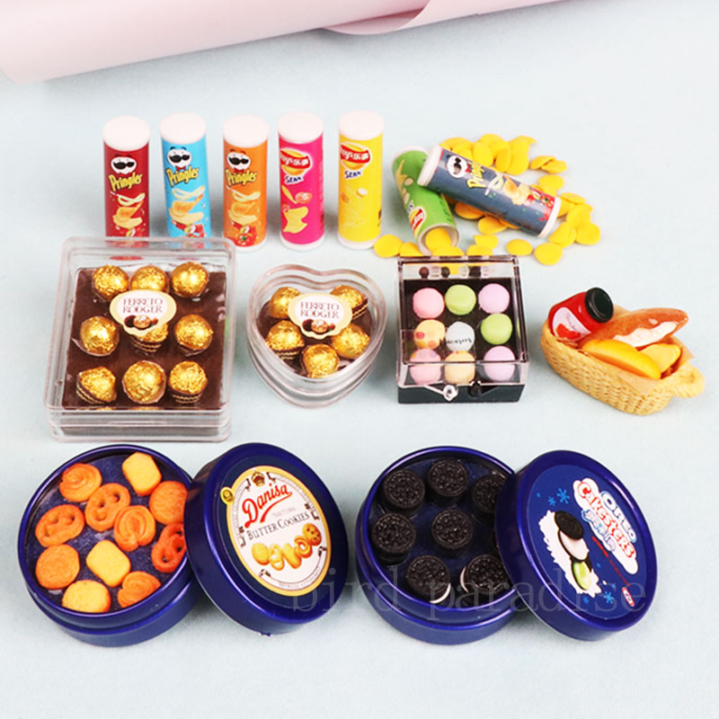 1/6 Miniatrue Dolls Food Mini  - огляд і ціна Junk Food Snacks