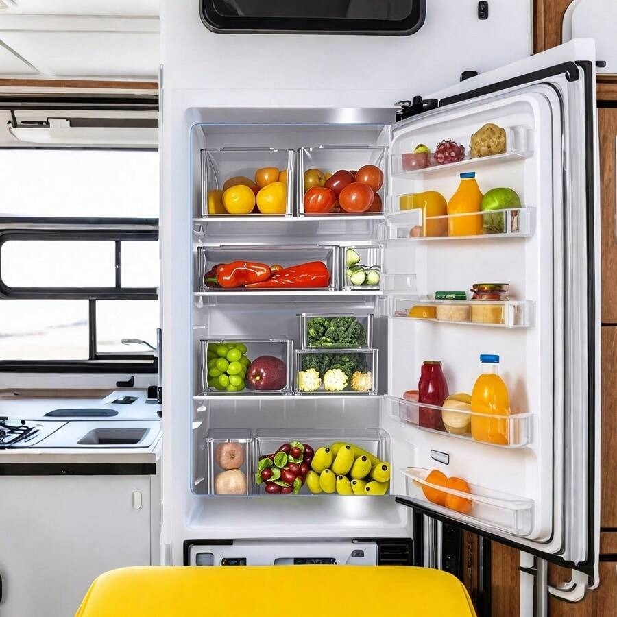 7/14 Pack Stackable Fridge Org - огляд і ціна Food Packed Snacks