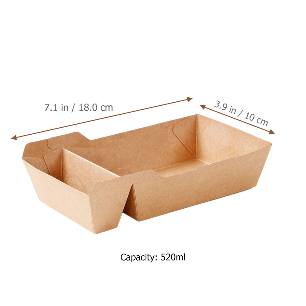 50Pcs Paper Food Box Large Qua - огляд і ціна Food Snacks Quantity