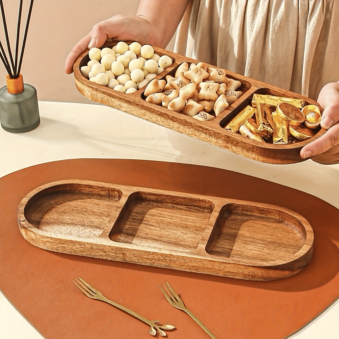 Acacia Wood Multipurpose Food  - огляд і ціна Food Snacks In Japan