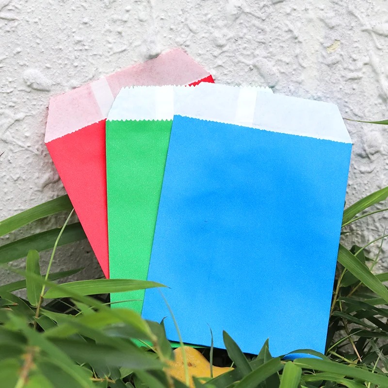 50/100pcs color Gift Kraft Pap - огляд і ціна Food Snacks Party