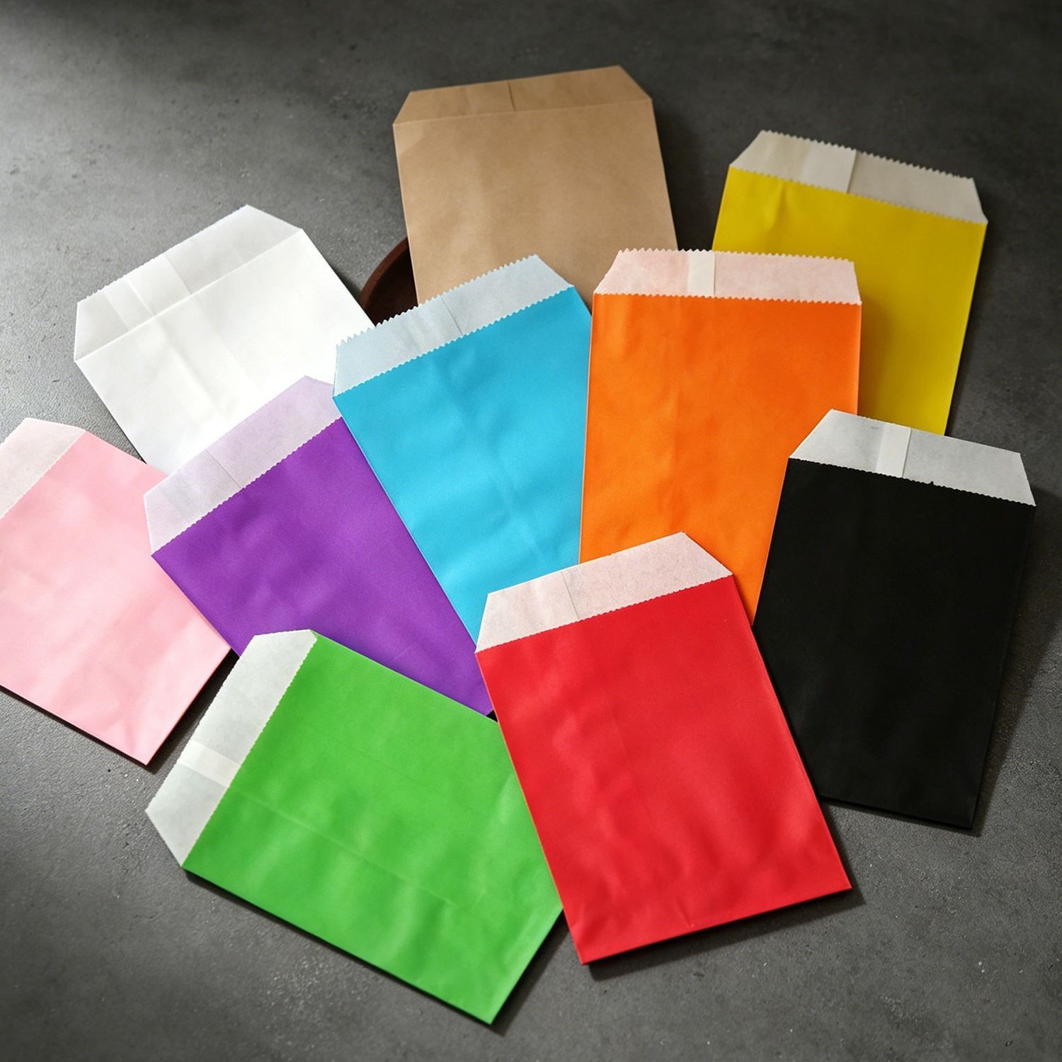 50/100pcs color Gift Kraft Pap - огляд і ціна Food Snacks Party