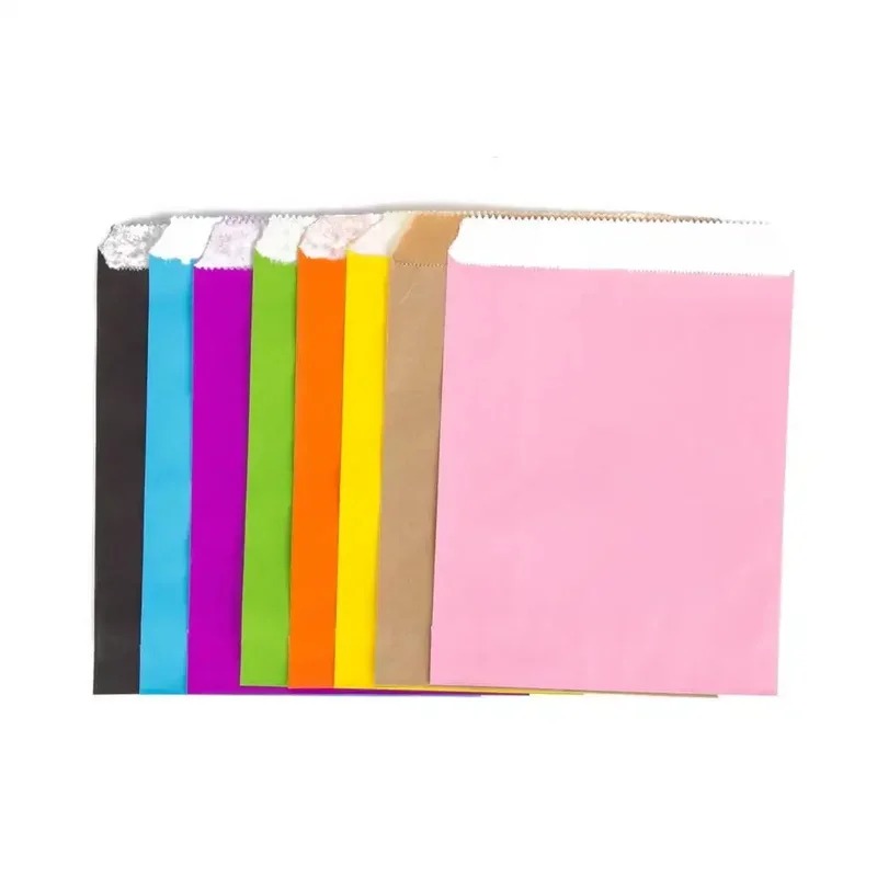 50/100pcs color Gift Kraft Pap - огляд і ціна Food Snacks Party