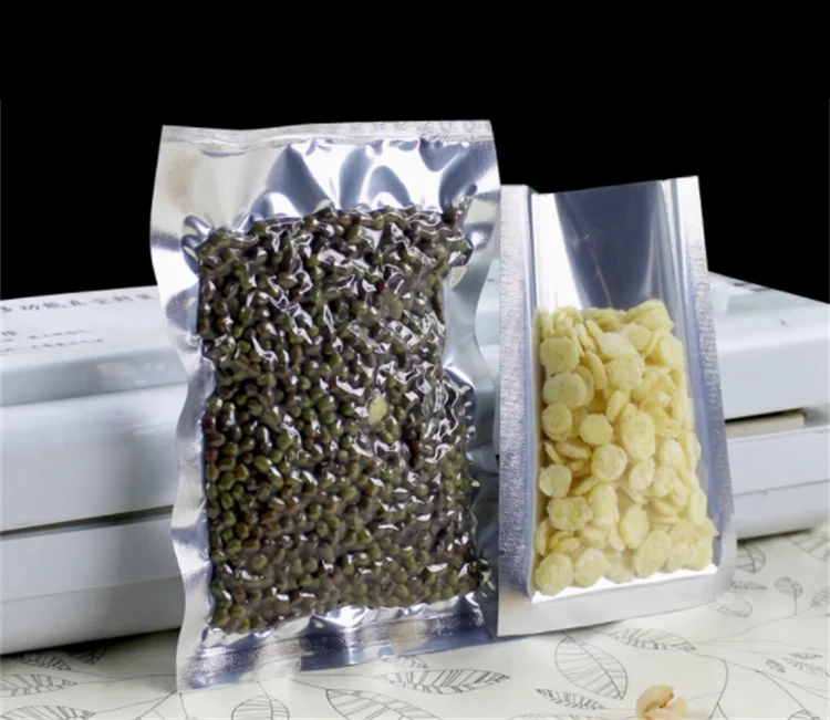 100 Pack Silver Glossy Flat Po - огляд і ціна Food Packed Snacks